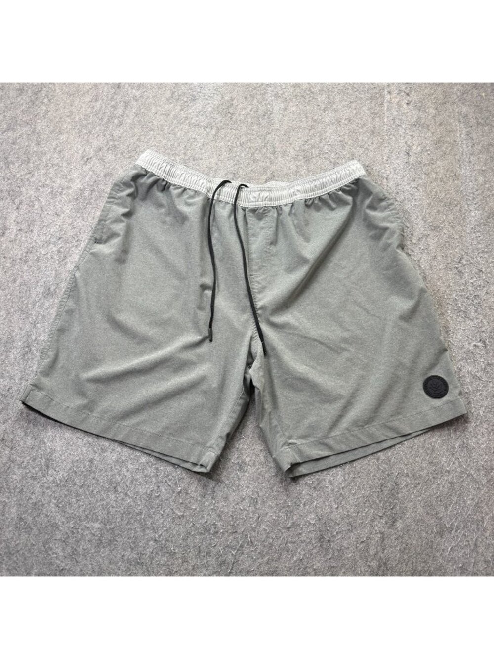 Chubbies Athletic Shorts Men 2XL Gray Elastic Waist Stretch 7" Performance